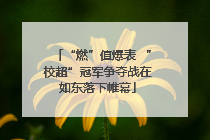 “燃”值爆表 “校超”冠军争夺战在如东落下帷幕
