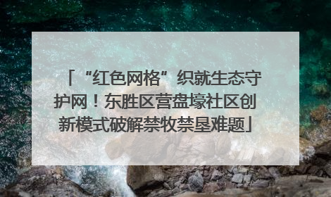 “红色网格”织就生态守护网！东胜区营盘壕社区创新模式破解禁牧禁垦难题