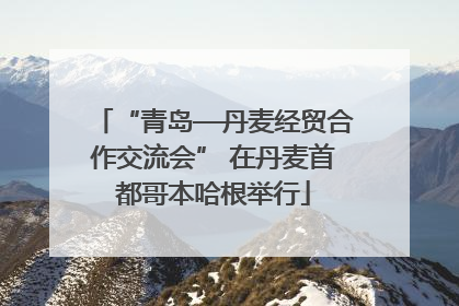 “青岛—丹麦经贸合作交流会” 在丹麦首都哥本哈根举行