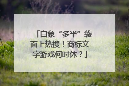 白象“多半”袋面上热搜！商标文字游戏何时休？