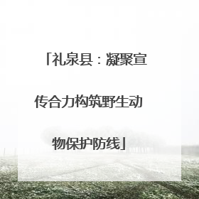 礼泉县：凝聚宣传合力构筑野生动物保护防线