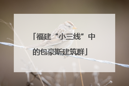 福建“小三线”中的包豪斯建筑群