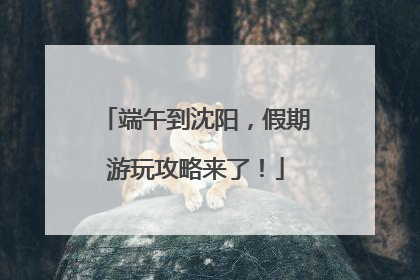 端午到沈阳，假期游玩攻略来了！
