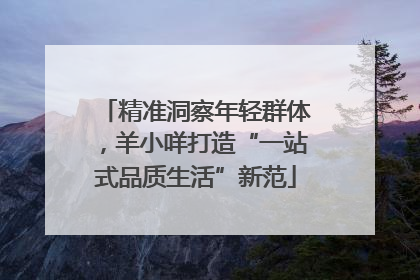 精准洞察年轻群体，羊小咩打造“一站式品质生活”新范