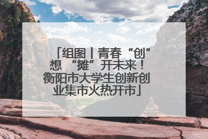 组图丨青春“创”想 “摊”开未来！衡阳市大学生创新创业集市火热开市