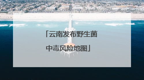 云南发布野生菌中毒风险地图