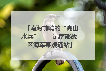 南海前哨的“高山水兵”——记南部战区海军某观通站