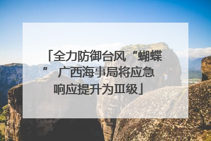全力防御台风“蝴蝶” 广西海事局将应急响应提升为Ⅲ级