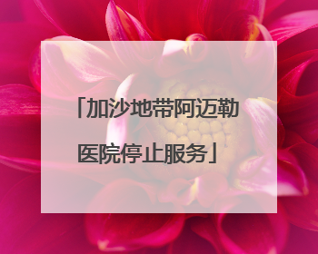 加沙地带阿迈勒医院停止服务
