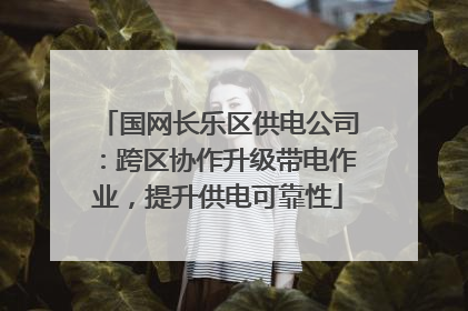 国网长乐区供电公司：跨区协作升级带电作业，提升供电可靠性