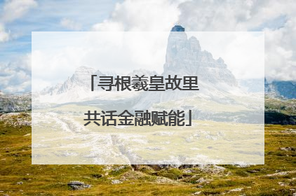 寻根羲皇故里 共话金融赋能