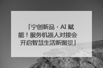 宁创新品・AI 赋能！服务机器人对接会开启智慧生活新图景