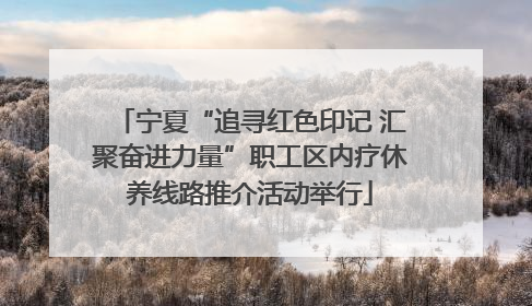 宁夏“追寻红色印记 汇聚奋进力量”职工区内疗休养线路推介活动举行