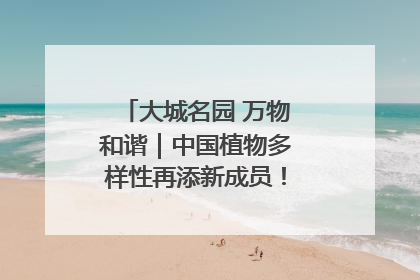 大城名园 万物和谐｜中国植物多样性再添新成员！它只在西藏墨脱