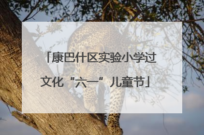 康巴什区实验小学过文化“六一”儿童节