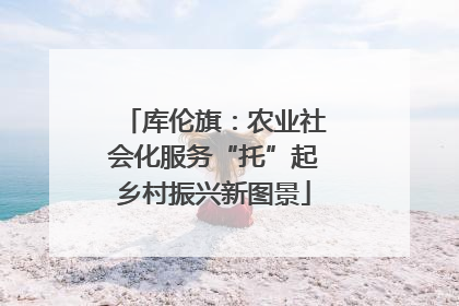 库伦旗：农业社会化服务“托”起乡村振兴新图景