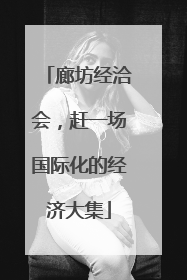廊坊经洽会，赶一场国际化的经济大集