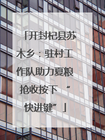 开封杞县苏木乡：驻村工作队助力夏粮抢收按下 “快进键”