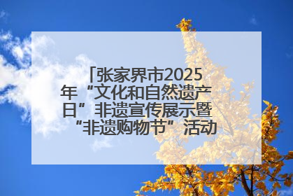 张家界市2025年“文化和自然遗产日”非遗宣传展示暨“非遗购物节”活动在慈利县盛大启幕