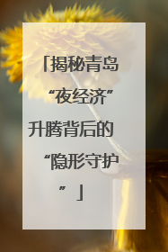 揭秘青岛“夜经济”升腾背后的“隐形守护”