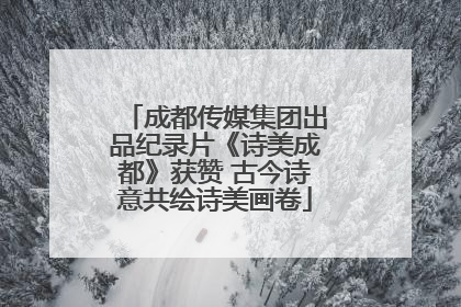 成都传媒集团出品纪录片《诗美成都》获赞 古今诗意共绘诗美画卷