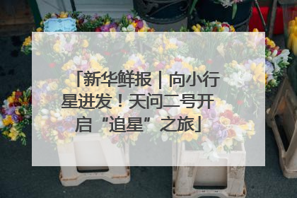 新华鲜报｜向小行星进发！天问二号开启“追星”之旅