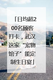 日均超200名顾客打卡，武汉这家“宠物馆子”能定制生日宴