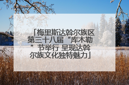 梅里斯达斡尔族区第三十八届“库木勒”节举行 呈现达斡尔族文化独特魅力