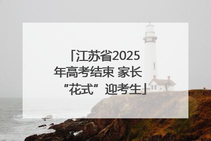 江苏省2025年高考结束 家长“花式”迎考生