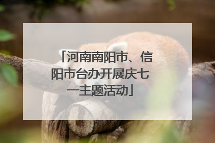 河南南阳市、信阳市台办开展庆七一主题活动