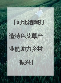河北馆陶打造特色艾草产业链助力乡村振兴