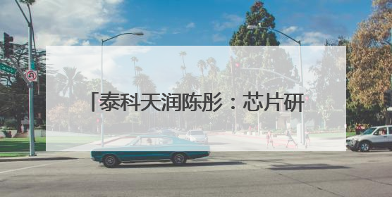 泰科天润陈彤：芯片研发是一场比拼耐力的马拉松｜湘商，向上⑤