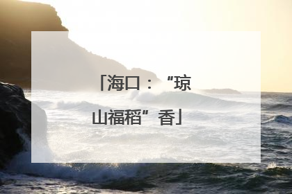 海口：“琼山福稻”香