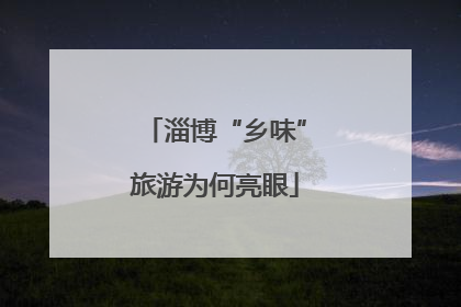 淄博“乡味”旅游为何亮眼