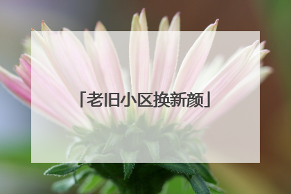 老旧小区换新颜
