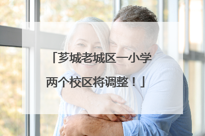 芗城老城区一小学两个校区将调整！