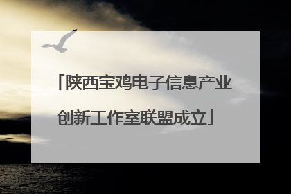 陕西宝鸡电子信息产业创新工作室联盟成立