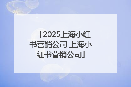 2025上海小红书营销公司 上海小红书营销公司