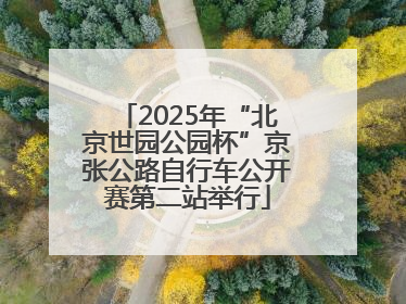 2025年“北京世园公园杯”京张公路自行车公开赛第二站举行