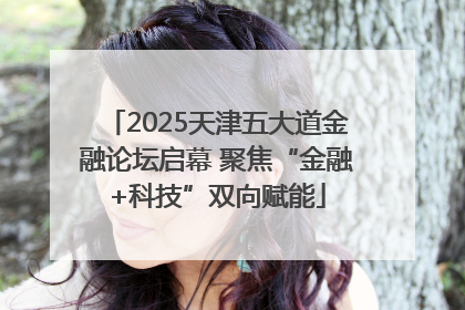 2025天津五大道金融论坛启幕 聚焦“金融+科技”双向赋能