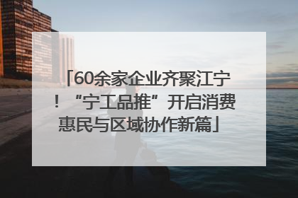 60余家企业齐聚江宁！“宁工品推”开启消费惠民与区域协作新篇