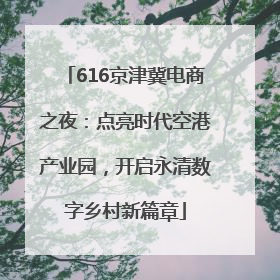 616京津冀电商之夜：点亮时代空港产业园，开启永清数字乡村新篇章