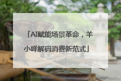 AI赋能场景革命，羊小咩解码消费新范式